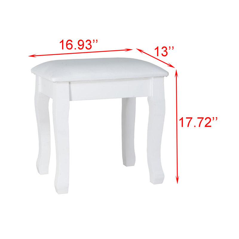 Winston Porter Solid + Manufactured Wood Accent Stool & Reviews Wayfair